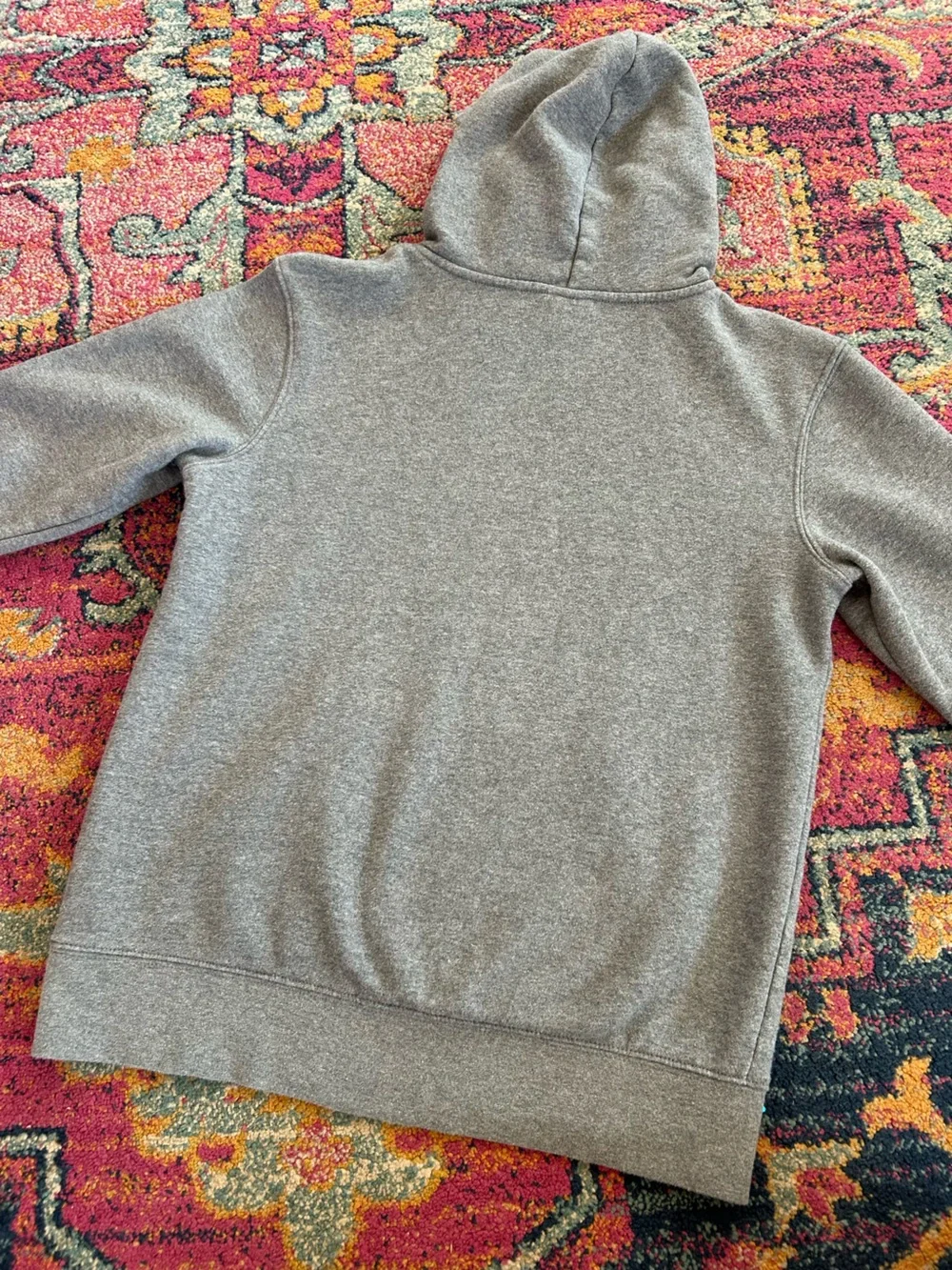 Nike | Youth Jordan Heather Grey Pullover Hoodie Black Jordan Logo Sz XL(13-15)